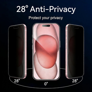 Pellicola Protettiva in Vetro Temperato Anti-Spia 9H 2.5D per <span class=keywords><strong>iPhone</strong></span> <span class=keywords><strong>12</strong></span>/13/14/15/16 <span class=keywords><strong>Pro</strong></span> <span class=keywords><strong>Max</strong></span>, <span class=keywords><strong>Protezione</strong></span> Completa, Anti-Graffio - Product Image 4