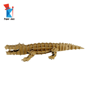 <span class=keywords><strong>Prix</strong></span> d'usine, <span class=keywords><strong>puzzle</strong></span> en forme de crocodile <span class=keywords><strong>3D</strong></span> personnalisé pour des activités promotionnelles ou éducatives, bricolage pour enfants ou adultes - Product Image 1
