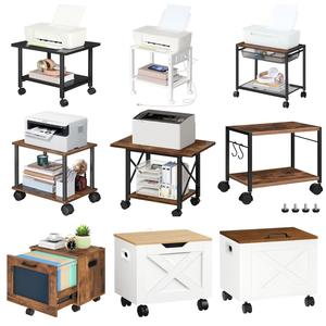 Support d'imprimante <span class=keywords><strong>sous</strong></span> bureau en gros, table de rangement pour imprimante <span class=keywords><strong>sous</strong></span> bureau <span class=keywords><strong>avec</strong></span> étagère sur <span class=keywords><strong>roulettes</strong></span>, support d'imprimante sur <span class=keywords><strong>roulettes</strong></span> pour l'organisation - Product Image 1