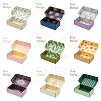 Umweltfreundliche Faltbare Geschenkpapierbox Schokoladen-Dessert-Verpackung Versandbox Wellpappe-Versandkartons mit Eigenem Logo