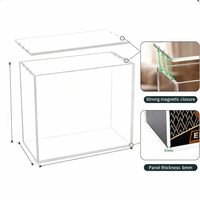 Boîte de protection magnétique en acrylique fabriquée en usine pour TCG Elite Trainer Box – Vente directe