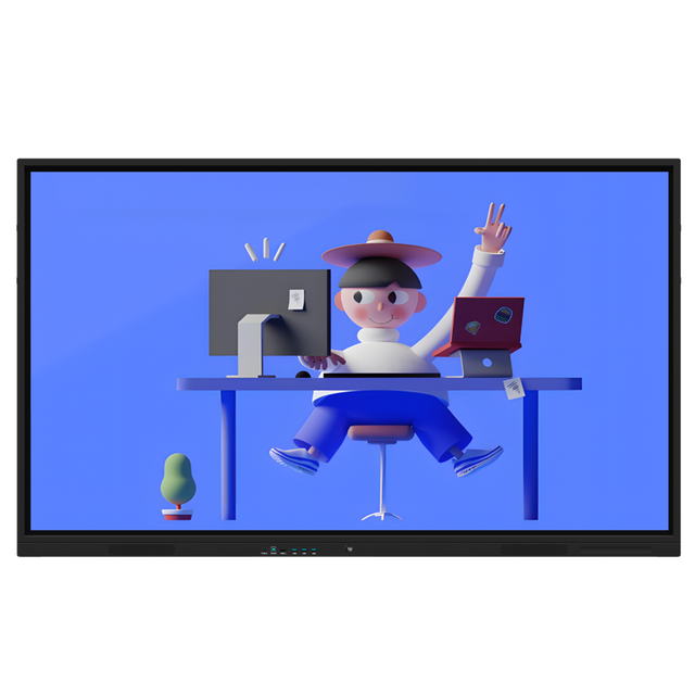 New IBoard Non-OS Interactive Flat Panel 4K Touch Screen with USB & Serial Ports for 65/75/86/98 Inch Sizes