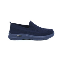 Zapatillas Casuales Transpirables para Hombre con Suela Gruesa, Tejido de Malla, Aumento de Altura, Suela Blanda, Estilo Mocasín para Primavera