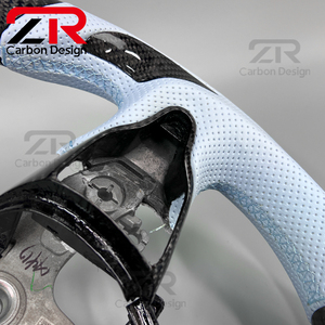 Accesorios para Automóviles <span class=keywords><strong>Hyundai</strong></span> Elantra N <span class=keywords><strong>GT</strong></span> I30N I20N <span class=keywords><strong>Line</strong></span> Sonata, Volante de Fibra de Carbono Personalizado con Calefacción - Product Image 4
