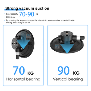 Ventouse en caoutchouc nylon, avec pompe pour téléphone, caméra, caméra d'<span class=keywords><strong>action</strong></span> - Product Image 4