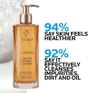 PINNSKIN <span class=keywords><strong>Toleriane</strong></span> <span class=keywords><strong>Detergente</strong></span> Schiumogeno Purificante per Pelli Sensibili, Delicato Lavaggio <span class=keywords><strong>Viso</strong></span>, Pulizia Profonda, Cosmetici per l'Equilibrio della Pelle - Product Image 4