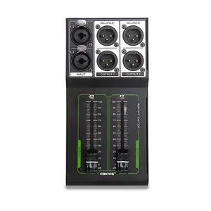 Controlador de Monitor Pasivo COKY15, Preamplificador, Divisor de <span class=keywords><strong>Audio</strong></span> de 1 Entrada y 2 Salidas, <span class=keywords><strong>Atenuador</strong></span> de Volumen sin Pérdidas para Altavoces Activos - Product Image 5