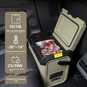 Nuevo Modelo 2025, Refrigerador Portátil para Auto, Compresor de Enfriamiento y Calefacción de Doble Uso, Mini Congelador Compacto a Batería para Exteriores - Product Image 2