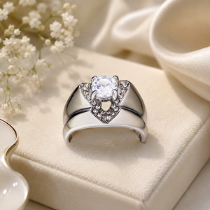 Anello d'amore, design romantico, gioiello da indossare tutti i giorni per le donne - Product Image 3