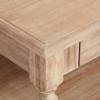 Table d'appoint et table basse en bois massif rustique, style moderne, personnalisable en usine, pour salon, décoration intérieure unique 2026