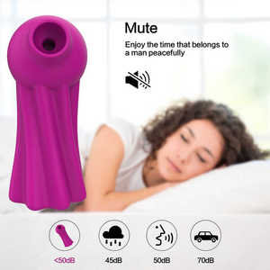 ミニクリット吸盤バイブレーター経口なめプッシータング振動乳首吸引大人用女性用セックスおもちゃ - Product Image 6