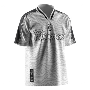 Camiseta de Fútbol Bordada con Cuello Polo en V, Diseñada con Tela Transpirable para Mayor Comodidad y Rendimiento en el Campo - Product Image 5