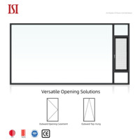 Ventanas Abatibles de Vidrio Templado de Primera Calidad HENNISSY Urban Living, Modernas, Silenciosas, Resistentes a Tormentas, con Apertura Exterior para Casa