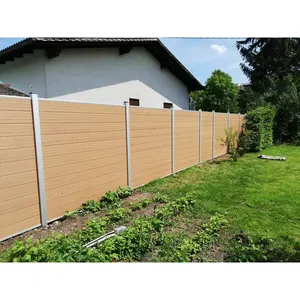 WPC Decking Fence Outdoor Fence For Garden Exterior WPC Fence