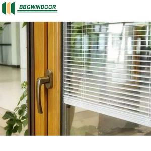 חם מכירה באלומיניום דו-winddoor זכוכית חלון זכוכית כפול ואלומיניום דלת תריסים פנימיים - Product Image 3