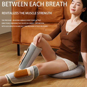 Alat pijat betis tanpa kabel, pereda nyeri sirkulasi udara listrik Led kompresi udara kaki kantung udara alat pijat - Product Image 5
