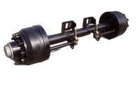 Kit d'essieu en acier de 15 tonnes haute performance pour camions et semi-remorques, essieu de remorque américain, fourni directement par l'usine