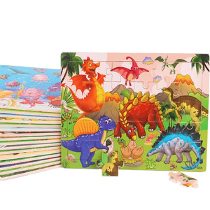Puzzle <span class=keywords><strong>de</strong></span> <span class=keywords><strong>dinosaures</strong></span> en papier <span class=keywords><strong>de</strong></span> 30 pièces pour enfants <span class=keywords><strong>de</strong></span> 2 à 13 ans, avec lamination mate/brillante, jouet éducatif, <span class=keywords><strong>jeux</strong></span> <span class=keywords><strong>de</strong></span> correspondance précoce - Product Image 3