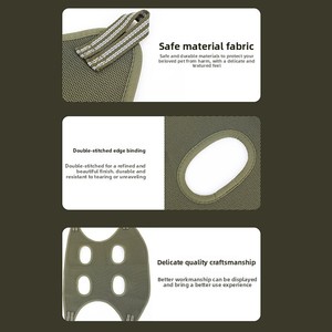 Bolsa de baño multifuncional antiarañazos <span class=keywords><strong>para</strong></span> gatos <span class=keywords><strong>para</strong></span> el aseo, el recorte de uñas y la toma de medicamentos hecha de malla Sandwitch - Product Image 2