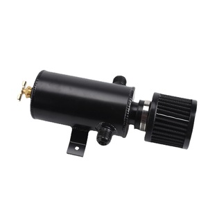 CRASTP Oil Catch <b>Can</b> 0.75L With <b>Air</b> Filter AN10 Fitting For Car Retrofit Upgrade - Product Image 5