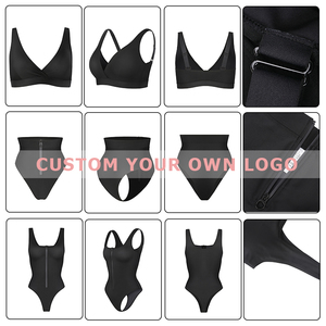 Custom <strong>Slimming</strong> High Waist One Piece Body Shaper Shapewear Custom logo <strong>Swimsuit</strong> - Product Image 5
