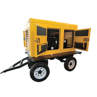 Groupe électrogène diesel portable refroidi par eau à haute efficacité, alimentation de secours, 20 kVA, 50 Hz, générateur diesel silencieux