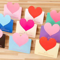 Tarjetas de Felicitación con Forma de Corazón al por Mayor, Tarjetas en Blanco para DIY, para San Valentín, Navidad, Cumpleaños, Acción de Gracias, Mini Tarjetas Creativas