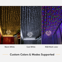Guirlandes lumineuses LED personnalisées pour Noël, blanc chaud, IP44, étanches, 10 m de long, pour bar, fête, mariage, club, spectacle, hôtel
