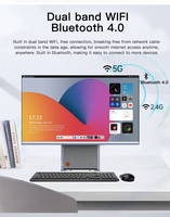 Computadora de escritorio de 24/27/32 pulgadas Curvada Todo en uno Pc Core I7 I5 I3 Logotipo personalizable Win11 Computadora todo en uno Oficina Uso en el hogar