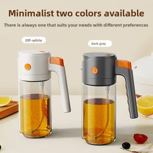 New Trend Design 550ml Óleo De Vidro Pot Oil Pulverizador Pour & Spray Cozinha Cozinhar Azeite Dispenser Garrafa - Product Image 4