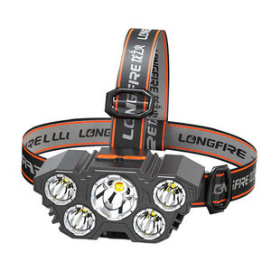 Linterna Frontal LED Recargable de 2000 mAh, Alta Luminosidad, Ajustable de 300-499M, Luz para Pesca al Aire Libre - Product Image 3