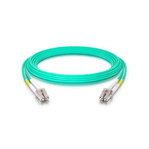 Cable de Fibra Óptica LC a LC <span class=keywords><strong>OM3</strong></span> <span class=keywords><strong>10Gb</strong></span>/Gigabit Multimodo Dúplex 50/125m LSZH para Transceptor SFP FTTH IP - Product Image 1