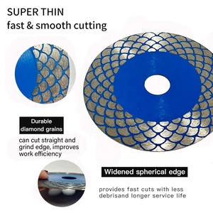 Disco Diamantato 115 Disco de ventilador de cerámica Disco de corte de azulejo Máquina Hacer diamantes Hoja de sierra Disco de corte de azulejo de porcelana sin chips - Product Image 5