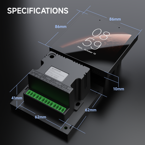 Panneau de commande tactile intelligent <span class=keywords><strong>pour</strong></span> maison intelligente <span class=keywords><strong>Smart</strong></span> <span class=keywords><strong>Life</strong></span>, écran IPS de 4 pouces, durable, encastrable, concentrateur central <span class=keywords><strong>WiFi</strong></span> <span class=keywords><strong>Zigbee</strong></span>, <span class=keywords><strong>passerelle</strong></span>, <span class=keywords><strong>3</strong></span> interrupteurs - Product Image 4