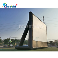 Écran de projection gonflable personnalisé d'usine de la Chine Air Blow up écran de cinéma gonflable portable/gonflables publicitaires
