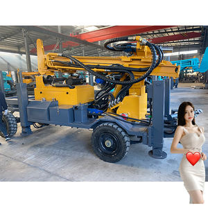 เครื่องขุดเจาะบ่อน้ำลึกแบบโรตารี่เครื่องเจาะบ่อน้ำพร้อมระบบสตาร์ทไฟฟ้าแท่นขุดเจาะบ่อน้ำ - Product Image 5