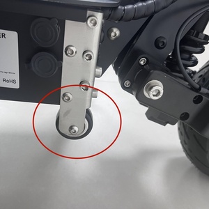 Scooter électrique adulte tout-terrain/route 11 pouces, autonomie 60-120 km, double moteur 6000W, 60V 30-40AH, frein hydraulique, pliable - Product Image 6