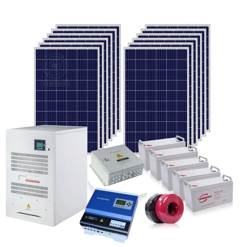 2000w 태양 광 발전 시스템은 유용한 삶을 통해 신뢰할 수 있고 수익성이 있습니다.