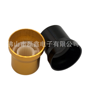 ฝาครอบปุ่มอลูมิเนียมอัลลอยด์ Leixin ขนาด 15*15 มม. ดีไซน์แบบ Flare สำหรับโพเทนชิโอมิเตอร์เสียง - Product Image 4