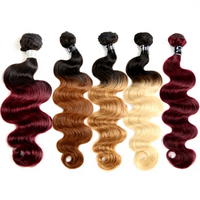 Tissage de cheveux brésiliens T1B/613 Body Wave, extension 100% cheveux humains, 1 pièce, cheveux Remy, double trame machine, 10-30 pouces, permable
