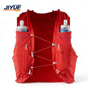 Su Şişeli, Ayarlanabilir, Kırmızı Açık Hava Hafif Yürüyüş, Koşu ve Bisiklet İçin Hidrasyon Yeleği - Product Image 1