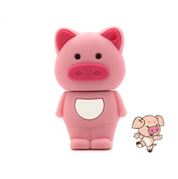 Memoria USB 3D con Diseño de Tigre de Dibujos Animados, 2.0, 1GB, 2GB, 4GB, PVC, Animal, Perro, Conejo, Caballo, Ratón, Pen Drive 3.0, 8GB, 16GB, 64GB, Cerdo, Ganado