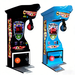 Machine de jeu d'arcade de <span class=keywords><strong>boxe</strong></span> à monnayeur Dragon Punch électrique pour centres de jeux, construction métallique - Product Image 3