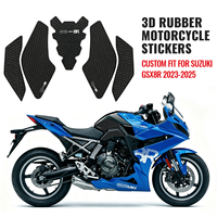 Autocollants de protection de réservoir de moto en caoutchouc 3D sur mesure pour GSX-8R 2023 à 2025