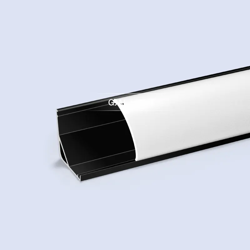 alu LED profile 15.7*15.7mm surface mounted white PC cover led aluminum extrusion profile for LED strip light