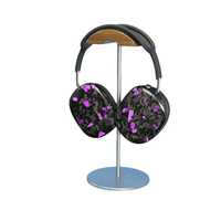 Fibre de carbone forgée arc-en-ciel de haute qualité pour AirPods Max Case Design hybride en fibre de carbone avec coins renforcés anti-chute