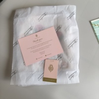 Papier de soie imprimé personnalisé 17 g/m² recyclable, sans acide, avec logo, pour emballage de vêtements, chaussures, chaussettes, cadeaux, résistant à l'humidité