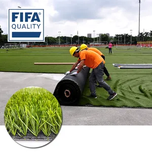 Rumput Buatan Sepak Bola Infill X40, 40Mm Profesional dengan Isian Pasir Silika X40