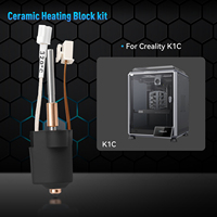 Nueva Versión del Kit de Bloque de Calentamiento Cerámico de Alta Temperatura con Boquilla de Cambio Rápido para Impresora 3D K1C
