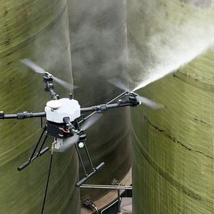 JIUSI D15R High Pressure <b>Washing</b> Building Facade Window Tethered Cleaning Drone Cleaning System - Product Image 1